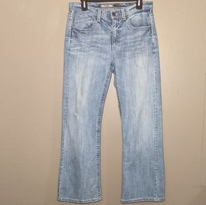 BKE Buckle Men's Tyler Jeans Distressed Light Wash